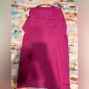 Lululemon pow pink LS swiftly tech